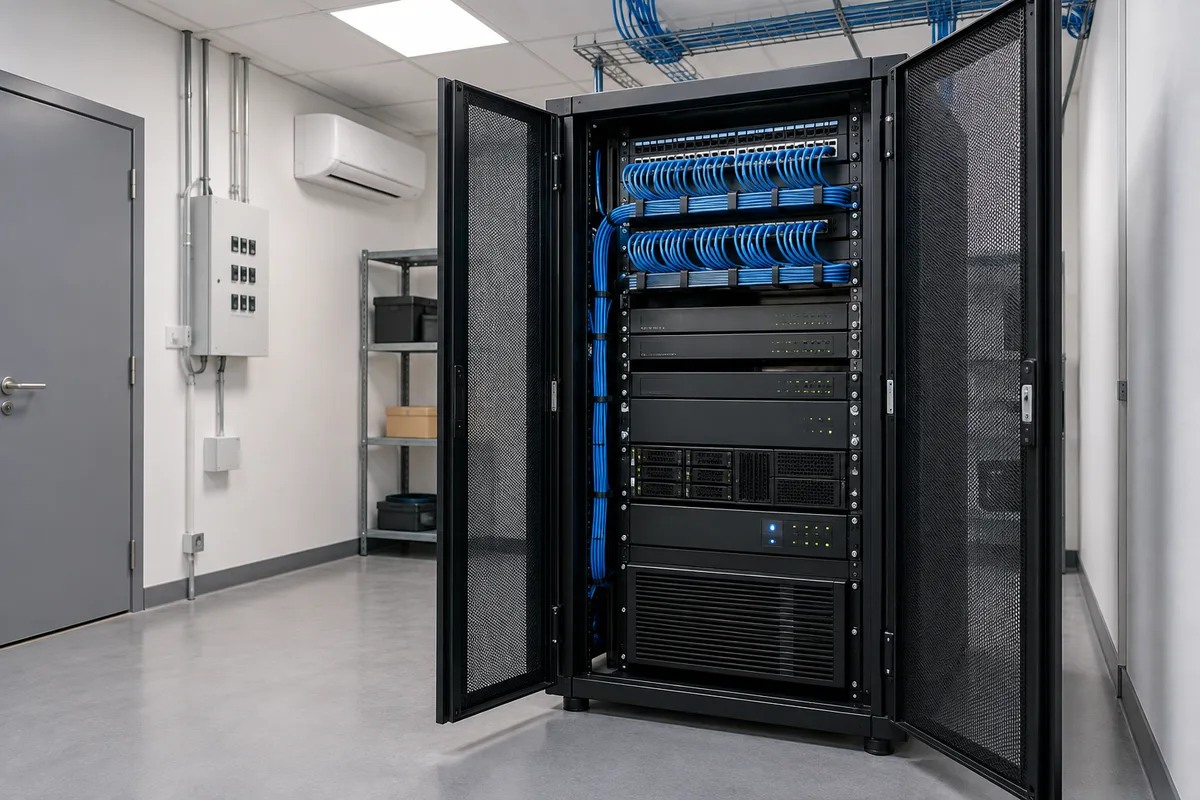 Salle serveur de PME : équiper un local technique fiable